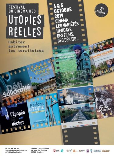 Festival du Cinéma des Utopies Réelles : pensez à réserver vos places pour les 4 et 5 octobre !