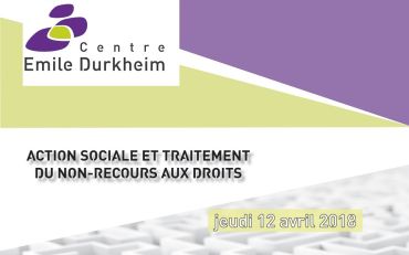 Journée d'études "Action sociale et traitement du non recours aux droits"