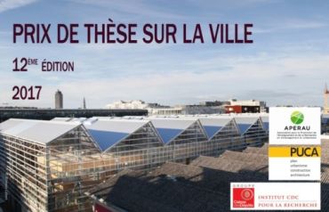 Prix de thèse sur la ville 2017