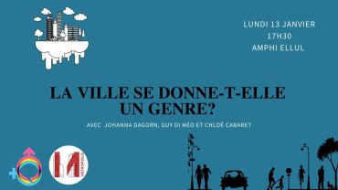 Conférence "La ville se donne-t-elle un genre ?"